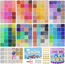 Redtwo 32000 Pcs Clay Beads Bracelet Making Kit, 9 Boxes 192 Colors Friendship Bracelet Kit Flat Polymer Heishi Beads for Jewelry Making, Crafts Gift for Girls Ages 6-12 by TinyTreasures Baby Boutique