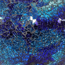 Sunnydaze 10-inch Gazing Ball for Garden - Crackled Glass Mosaic Gazing Globe for Outside - Deep Ocean Swirl Mosaic by CozyNest Decor
