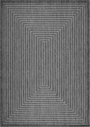Adiva Rugs Outdoor Indoor Area Rug, Weather Resistant, Easy to Clean, Stain Resistant Floor Mat for Dining Room, Backyard, Deck, Patio (Pebble Weiss, 10' x 14') by CozyNest Decor