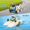 STEM 13-in-1 Solar Power Robots Creation Toy, Educational Experiment DIY Robotics Kit, Science Toy Solar Powered Building Robotics Set Age 8-12 for Boys Girls Kids Teens to Build by TinyTreasures Baby Boutique