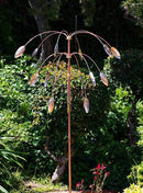 Stanwood Wind Sculpture: Kinetic Copper Triple Spinner - Falling Foliage by CozyNest Decor