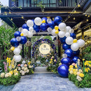 JOYIN 150 Pcs Royal Blue Balloons, Different Sizes 18 12 10 5 Inch Royal Blue Latex Balloon Arch Kit with Instruction for Birthday Party Graduation Wedding Holiday Decoration by TinyTreasures Baby Boutique