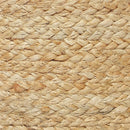 REDEARTH · Cylindrical Pouf Ottoman - Braided Pouffe Accent Sitting Round Footrest for Living Room, Bedroom, Nursery, kidsroom, Patio, Gym; 100% Jute (14.5"X14.5"X16"; Natural)