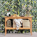 Cambridge Casual Indonesian Teak Auburn Outdoor Console Table, Natural by GreenHaven Gardens