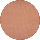 Nourison Positano Indoor/Outdoor Terracotta 8' x Round Area Rug, Easy Cleaning, Non Shedding, Bed Room, Living Room, Dining Room, Backyard, Deck, Patio (8 Round) by CozyNest Decor