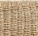 CENBOSS Wicker Baskets (Medium, Seagrass, 1PC) Rattan Storage Baskets for Shelves, Woven Seagrass Holder by CozyNest Decor