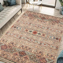 Keen Home Design 10x14 Rug - Machine Washable Area Rug with Non-Slip Backing, Ideal for Living Room, Dining Room, Bedroom - Vintage, Easy Clean, Durable, Low Pile Rug - (9'7" x 14') by CozyNest Decor