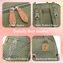 Dikaslon Diaper Bag Backpack with Portable Changing Pad, Pacifier Case and Stroller Straps, Large Unisex Baby Bags for Boys Girls, Multipurpose Travel Back Pack Moms Dads, Green by TinyTreasures Baby Boutique