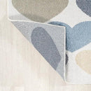 JONATHAN Y Machine-Washable Ivory/Blue/Orange Runner Rug, 2x8, Dila Modern Hearts Geometric, Kids & Novelty, Vintage, Bedroom, Kitchen, Living Room, Easy-Cleaning, Non-Shedding (KDW101A-28) by CozyNest Decor