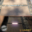 LUMENGY Paver Light Slim 0.5x6 Inch Glare-Free Steel Brick Lighting for Pavers, Walls, Driveway & Pathway Borders 2700K Warm White, Waterproof, Drive-Over Rated - 12V AC/DC by CozyNest Decor