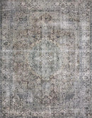 Loloi Layla Collection LAY-06 Taupe/Stone 2'-0" x 5'-0" .13" Thick Accent Rug, Soft, Durable, Vintage Inspired, Distressed, Low Pile, Non-Shedding, Easy Clean, Printed, Living Room Rug by CozyNest Decor