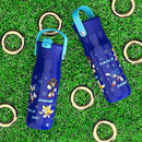 Zak Designs Harmony Sonic the Hedgehog Water Bottle for Travel or Home, 20oz Recycled Stainless Steel is Leak-Proof When Closed and Vacuum Insulated with Straw Lid and Carry Handle (Sonic & Friends) by TinyTreasures Baby Boutique