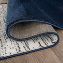 Rugshop Contemporary Modern Boxes Runner Rug 2' x 7'2"Navy by TinyTreasures Baby Boutique