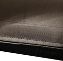 Classic Accessories Ravenna Water-Resistant 23 x 23 x 5 Inch Square Patio Seat Cushion Slip Cover & Foam, Dark Taupe, Lounge Chair Cushion by GreenHaven Gardens