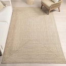 nuLOOM 2' x 3' Solid Hand Braided Indoor/Outdoor Area Rug, Pet-Friendly, High Traffic, Weather Resistant, for Patio, Balcony, Bedroom, Living Room, Dining Room, Wynn Tan by GreenHaven Gardens