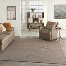 Nourison Home Positano 6' x 9' Natural Fabric Modern Area Rug (6' x 9') by GreenHaven Gardens