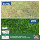 Turf Titan Lawn Commander – All-in-One Lawn Booster and Fertilizer (32 oz) – Peak Growth & Green Grass for All Seasons – Tri-Action Nitrogen Tech - Hose End Lawn Sprayer – Covers up to 8,000 Sq Ft by GreenHaven Gardens