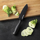 McCook® Knife Sets,German Stainless Steel Knife Block Sets with Built-in Sharpener, Black by CozyNest Decor
