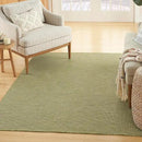 Nourison Home Positano Indoor/Outdoor Green 4' x 6' Area Rug, Easy Cleaning, Non Shedding, Bed Room, Living Room, Dining Room, Backyard, Deck, Patio (4x6) by CozyNest Decor