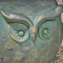 Christopher Knight Home Agnes Owl Garden Stool, Lightweight Concrete, Gold Patina Finish by CozyNest Decor