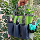 41-Piece Premium Gardening Tool Set, Stainless Steel Heavy Duty Gardening Tool Kit, with Non-Slip Rubber Grip, Storage Tote Bag, Outdoor Hand Tools, Ideal Gardening Gifts for All (Green/Grey) by GreenHaven Gardens