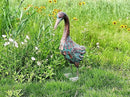 Garden Outdoor Statue Metal Duck Art Sculpture for Lawn, Farm and Patio - 25 Inches by GreenHaven Gardens
