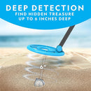 NATIONAL GEOGRAPHIC Metal Detector for Kids - 7.4" Waterproof Metal Detector Coil, Lightweight Gold Detector with Pinpoint Function & LCD Display, Beach Metal Detector (Amazon Exclusive) by TinyTreasures Baby Boutique