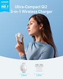 Anker MagGo Wireless Charging Station (3-in-1, Foldable Pad) by Anker