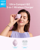Anker MagGo Wireless Charging Station (3-in-1, Foldable Pad) by Anker