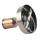 GobekUsa E27 Ceramic Screw Bulb Socket with 180° Steering and Switch