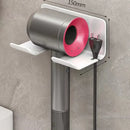 GobekUsa Hair Dryer Holder and Bathroom Shelves with Storage Box