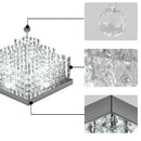 GobekUsa Crystal LED Chandelier Ceiling Lamp for Luxe Home Decor