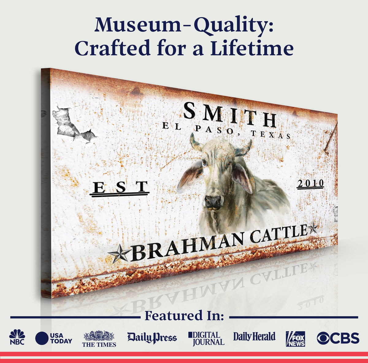 Brahman Cattle Sign II, photo 3 of 8