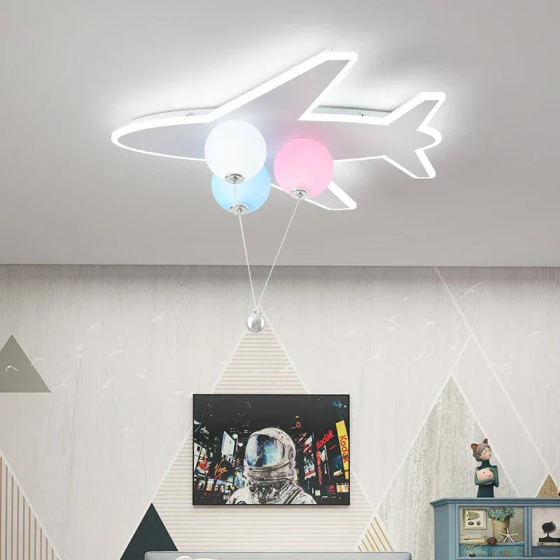 GobekUsa Kids Cloud/Aircraft Chandelier with Remote Control - Interior Lighting Solution, photo 6 of 12