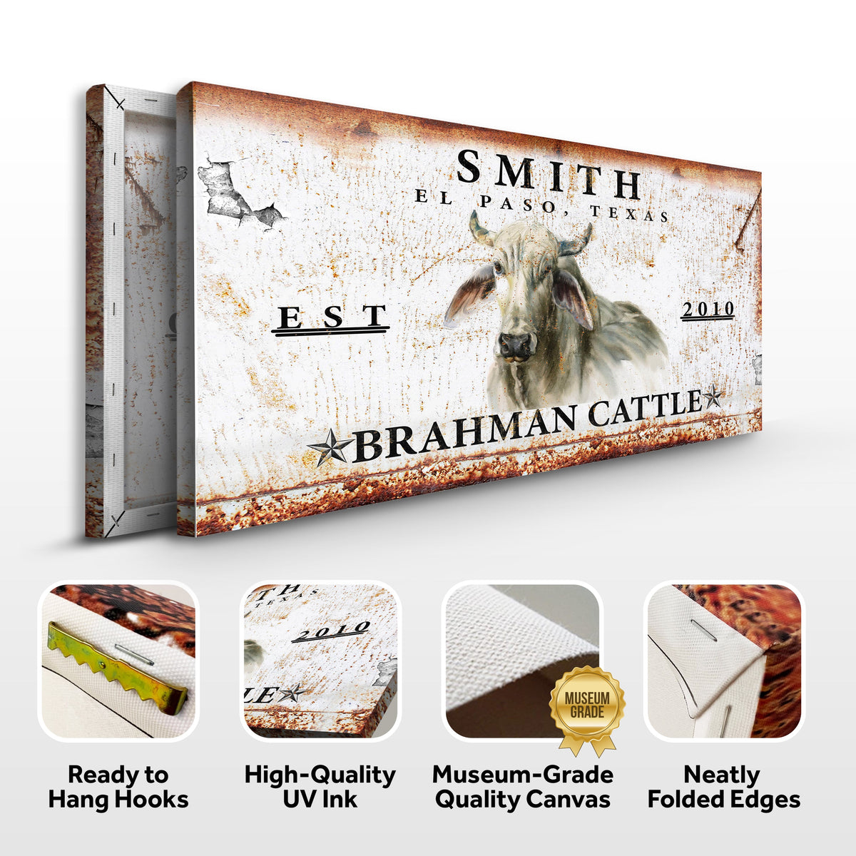 Brahman Cattle Sign II, photo 4 of 8