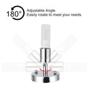 GobekUsa E27 Ceramic Screw Bulb Socket with 180° Steering and Switch