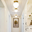GobekUsa Glass Ball Ceiling Light Fixture for Modern Bedroom Decor