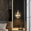 GobekUsa Crystal LED Ceiling Lamp Chandelier Iron Art Bar Home Decor.