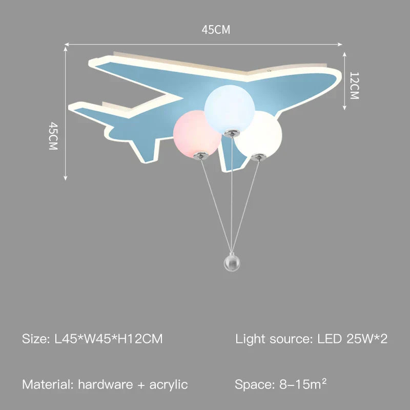 GobekUsa Kids Cloud/Aircraft Chandelier with Remote Control - Interior Lighting Solution, photo 12 of 12