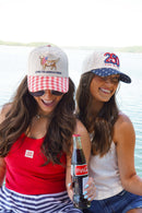 Living The American Dream - Red Gingham Hat