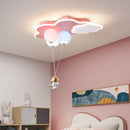 GobekUsa Kids Cloud/Aircraft Chandelier with Remote Control - Interior Lighting Solution
