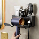GobekUsa Hair Dryer Holder and Bathroom Shelves with Storage Box