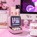 GobekUsa Ditoo Pixel Art Game Bluetooth Speaker: 16X16 LED Display Board (Pink)