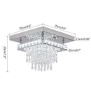 GobekUsa Crystal Ceiling Chandelier: Modern K9 LED Smart Ring Light Fixture for Dining & Living Room