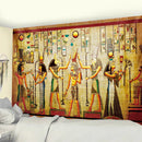 GobekUsa Egyptian Psychedelic Murals Tapestry Wall Hanging Hippie Bohemian Tarot Decor