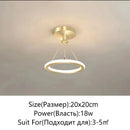 Nordic Minimalist Metal Pendant Light Chandelier