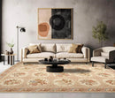 9x12 Aubusson Hand Woven 100% Wool Oriental Area Rug   Beiege