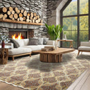9' x 12' Hand Knotted Wool Transitional Oriental Area Rug Full Pile 9x12