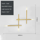 GobekUsa Cross-Shaped Wall Lamp for Bedroom Sofa Living Room Staircase - Nordic Design