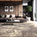 6' x 9' Hand knotted Oriental area rug 100% Wool Modern Gray